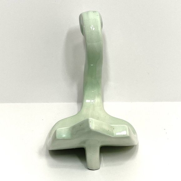 vintage swan towel holder  turquoise blue - Picture 3 of 6